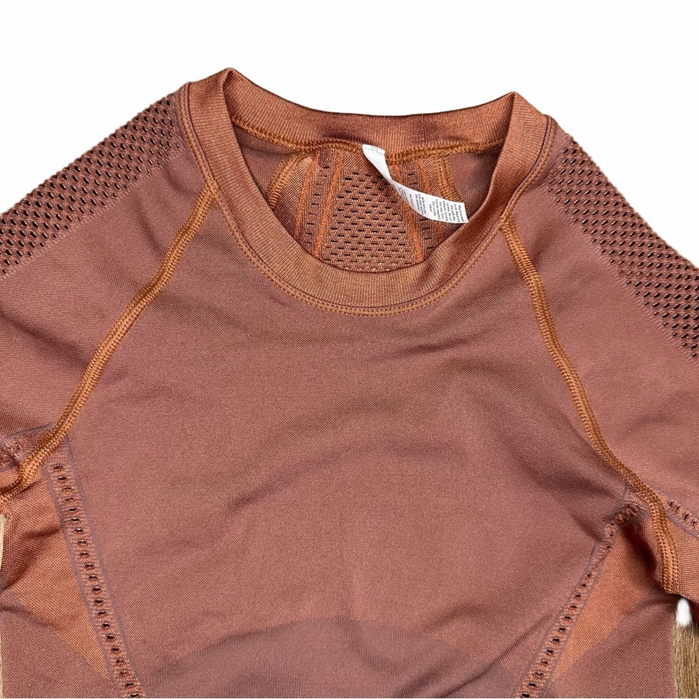 Athleta Top Legend Shine Workout Long Sleeve Running Allyson Felix XXSMALL - Picture 5 of 15